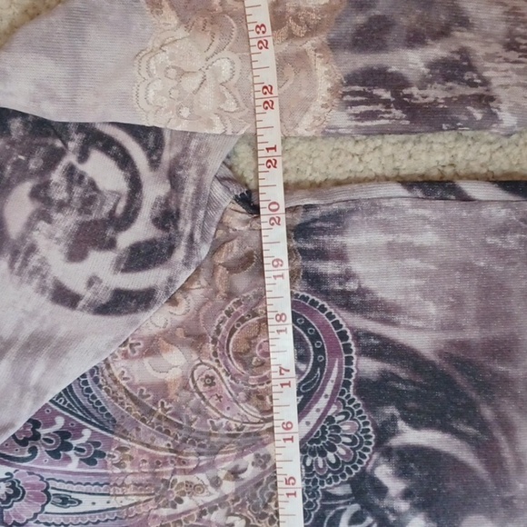 Chico's Paisley Print 3/4 Sleeve Top - Picture 7 of 14